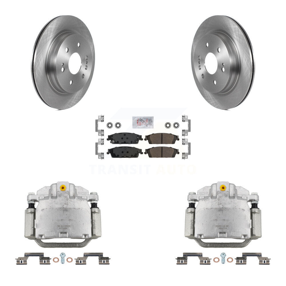 Transit Auto KC8-100711N Disc Brake Kit for 2019 Chevrolet Silverado 1500 LD, GMC Sierra 1500 Limited - Rear product image