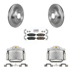Transit Auto KC8-100711N Disc Brake Kit for 2019 Chevrolet Silverado 1500 LD, GMC Sierra 1500 Limited - Rear product image