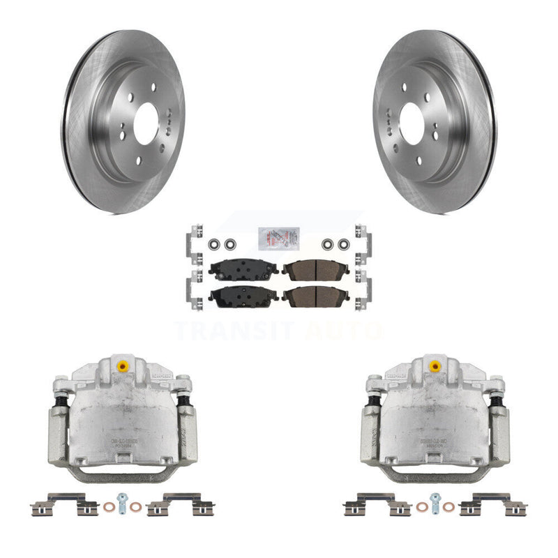 Transit Auto KC8-100711N Disc Brake Kit for 2019 Chevrolet Silverado 1500 LD, GMC Sierra 1500 Limited - Rear product image