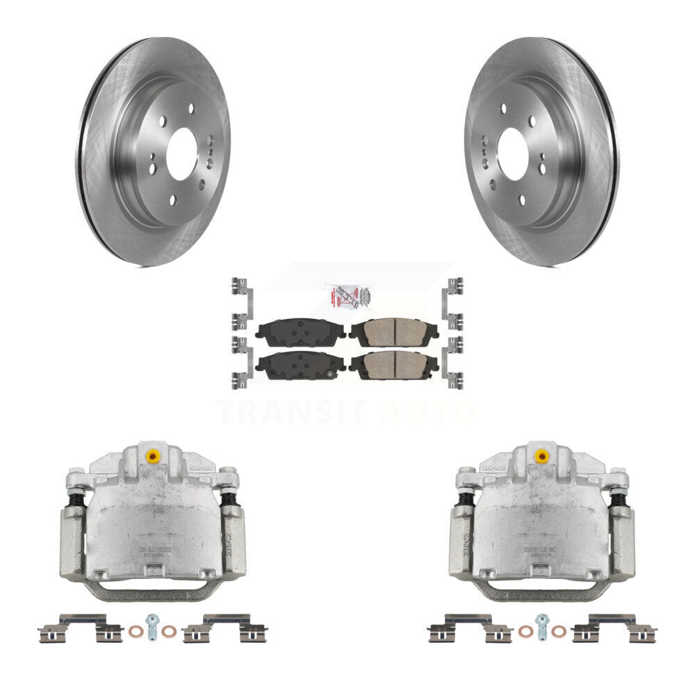 Transit Auto KC8-100712N Disc Brake Kit for 2019 Chevrolet Silverado 1500 LD, GMC Sierra 1500 Limited - Rear product image