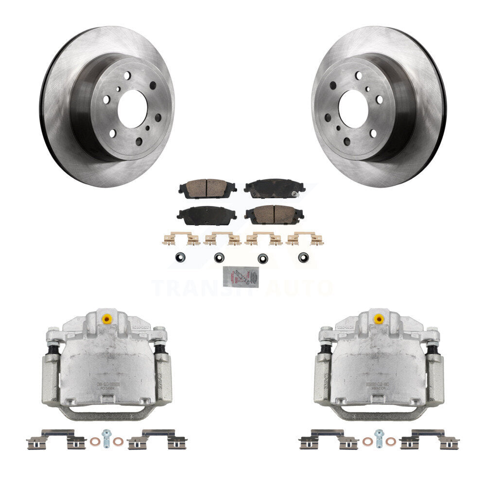 Transit Auto KC8-100713N Disc Brake Kit for 2014-2020 Chevrolet Suburban, Chevrolet Silverado 1500 LD, GMC Sierra 1500 Limited & more - Rear product image