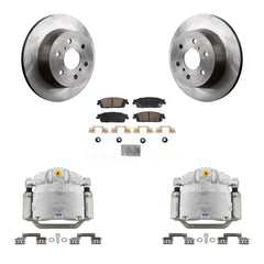Transit Auto KC8-100713N Disc Brake Kit for 2014-2020 Chevrolet Suburban, Chevrolet Silverado 1500 LD, GMC Sierra 1500 Limited & more - Rear product image