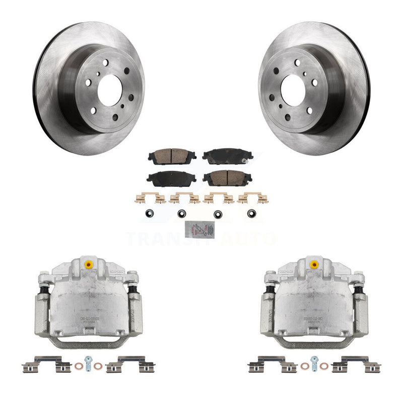 Transit Auto KC8-100713N Disc Brake Kit for 2014-2020 Chevrolet Suburban, Chevrolet Silverado 1500 LD, GMC Sierra 1500 Limited & more - Rear product image