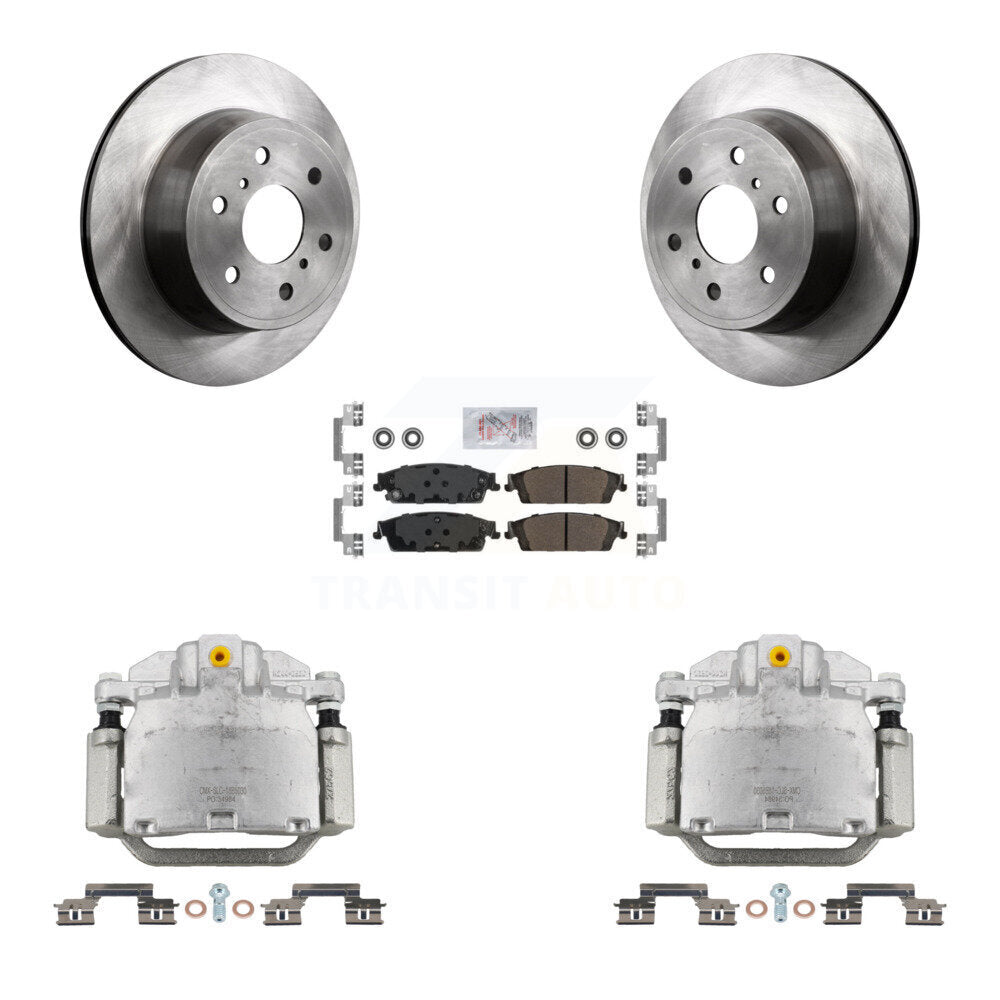 Transit Auto KC8-100714N Disc Brake Kit for 2014-2020 Chevrolet Suburban, Chevrolet Silverado 1500 LD, GMC Sierra 1500 Limited & more - Rear product image