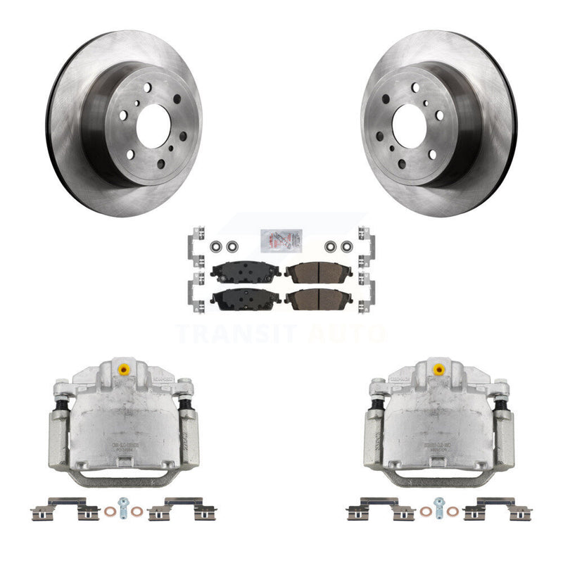 Transit Auto KC8-100714N Disc Brake Kit for 2014-2020 Chevrolet Suburban, Chevrolet Silverado 1500 LD, GMC Sierra 1500 Limited & more - Rear product image