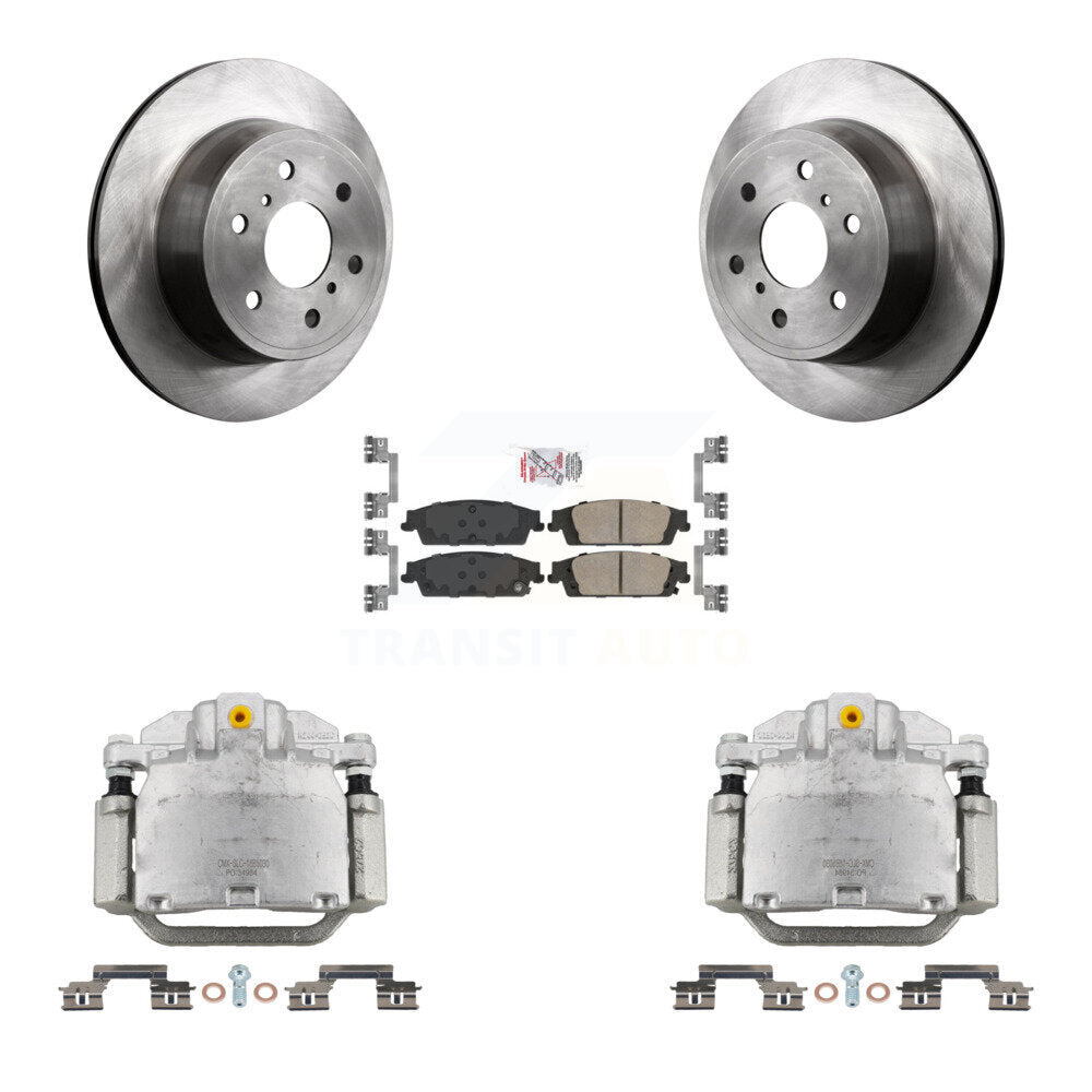 Transit Auto KC8-100715N Disc Brake Kit for 2014-2020 Chevrolet Suburban, Chevrolet Silverado 1500 LD, GMC Sierra 1500 Limited & more - Rear product image