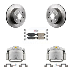 Transit Auto KC8-100715N Disc Brake Kit for 2014-2020 Chevrolet Suburban, Chevrolet Silverado 1500 LD, GMC Sierra 1500 Limited & more - Rear product image