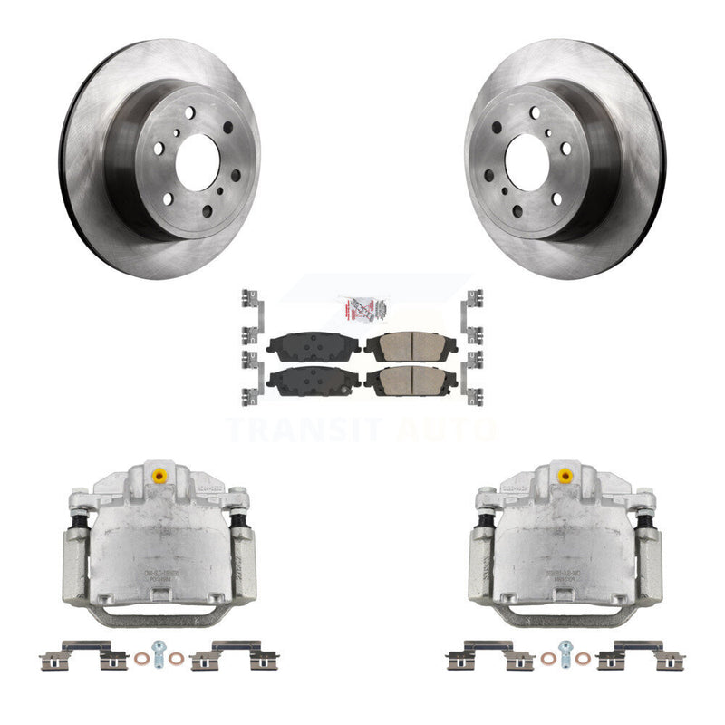 Transit Auto KC8-100715N Disc Brake Kit for 2014-2020 Chevrolet Suburban, Chevrolet Silverado 1500 LD, GMC Sierra 1500 Limited & more - Rear product image