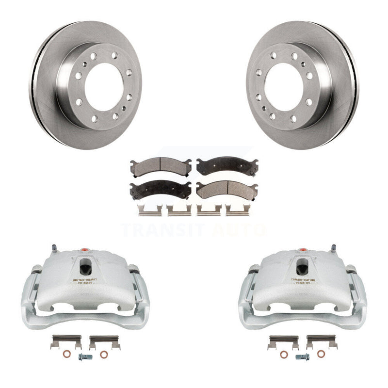 Transit Auto KC8-100716T Disc Brake Kit for 2001-2020 Chevrolet Express 4500, GMC Savana 4500, GMC Sierra 3500 Classic & more - Front product image
