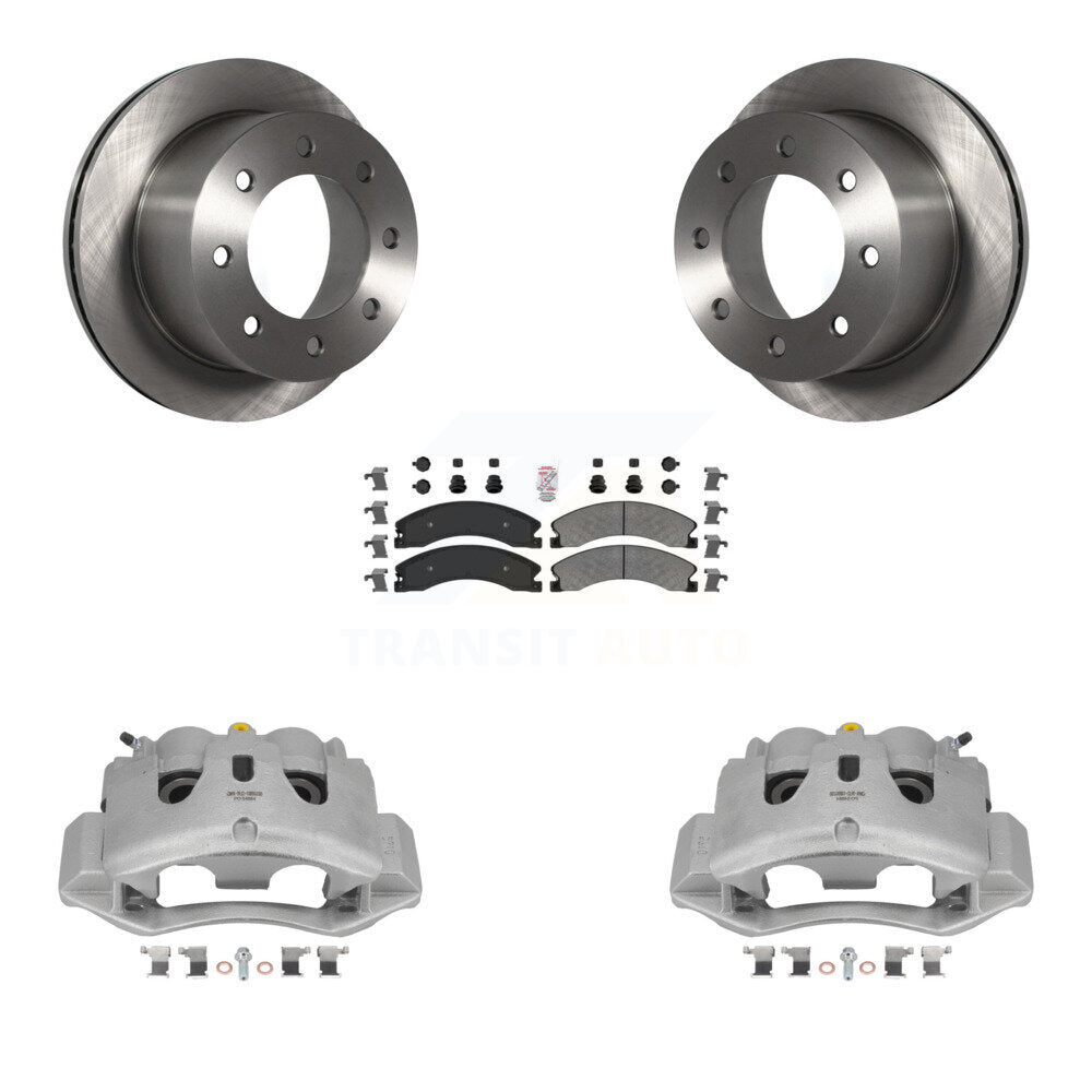 Transit Auto KC8-100718N Disc Brake Kit for 2011-2019 Chevrolet Silverado 3500 HD, GMC Sierra 3500 HD - Rear product image