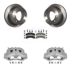 Transit Auto KC8-100718N Disc Brake Kit for 2011-2019 Chevrolet Silverado 3500 HD, GMC Sierra 3500 HD - Rear product image