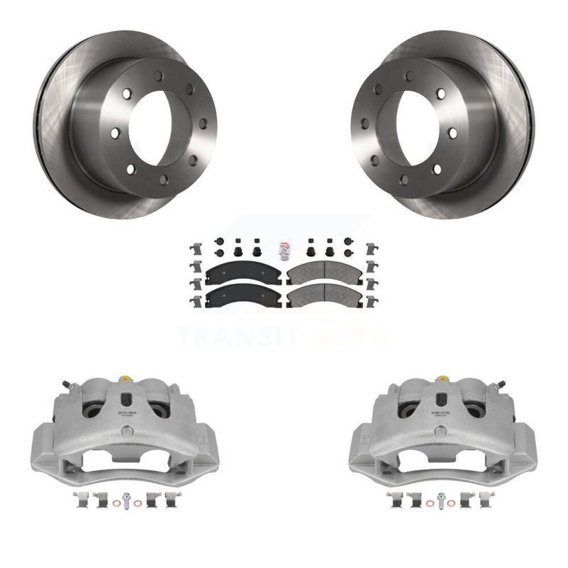 Transit Auto KC8-100718N Disc Brake Kit for 2011-2019 Chevrolet Silverado 3500 HD, GMC Sierra 3500 HD - Rear product image
