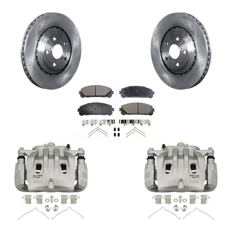 Transit Auto KC8-100718T Disc Brake Kit for 2008-2021 Lexus NX300, Lexus NX200t, Lexus NX300h & more - Front product image