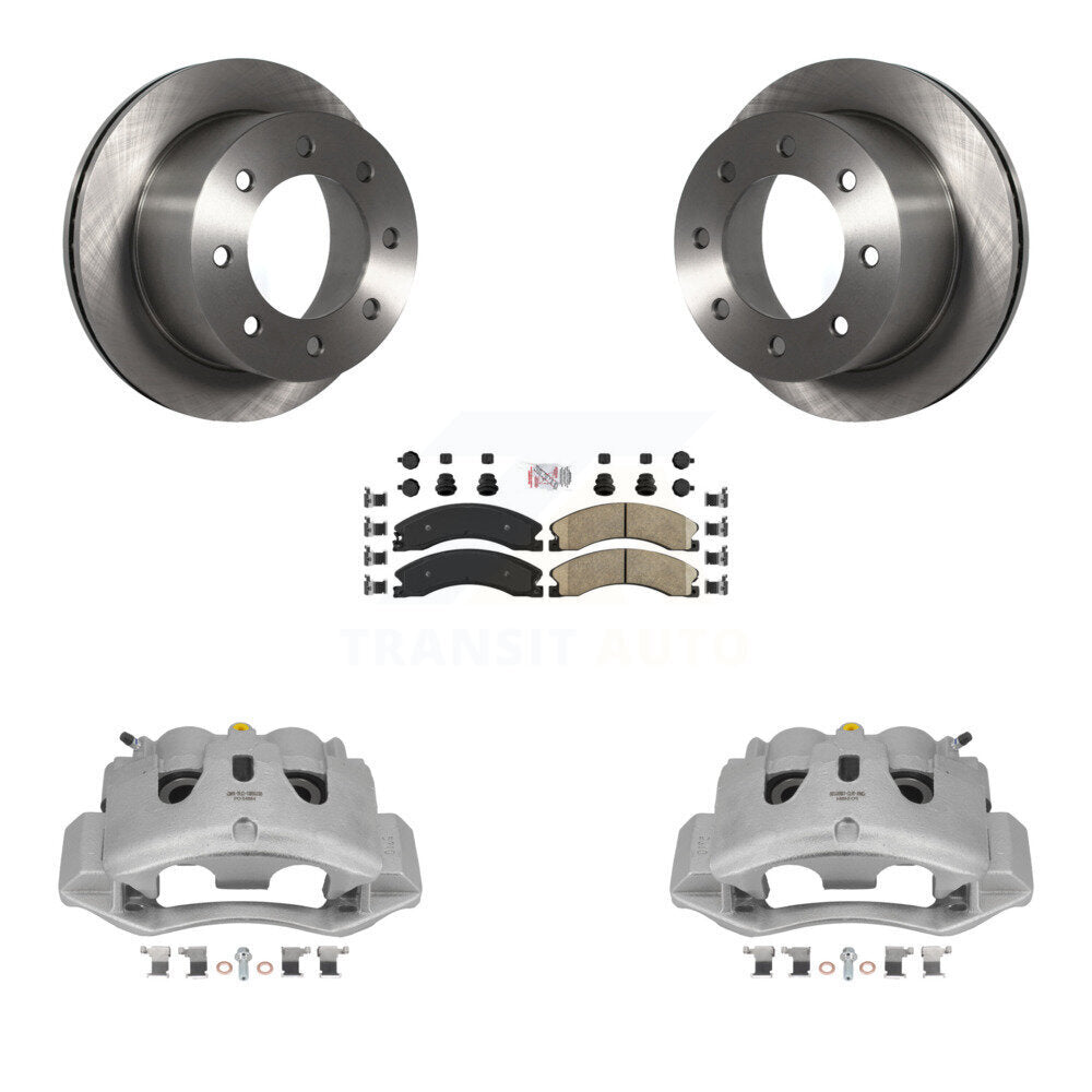 Transit Auto KC8-100719N Disc Brake Kit for 2011-2019 Chevrolet Silverado 3500 HD, GMC Sierra 3500 HD - Rear product image