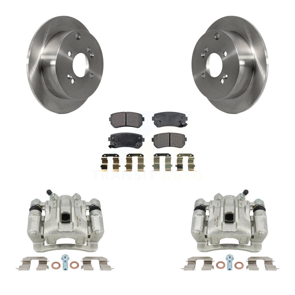 Transit Auto KC8-100721P Disc Brake Kit for 2006-2007 Hyundai Accent, Kia Rio, Kia Rio5 - Rear product image
