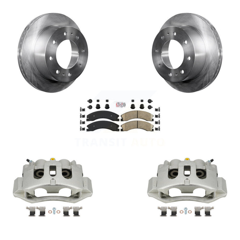 Transit Auto KC8-100722N Disc Brake Kit for 2011-2019 Chevrolet Suburban 3500 HD, Chevrolet Silverado 2500 HD, Chevrolet Silverado 3500 HD & more - Rear product image