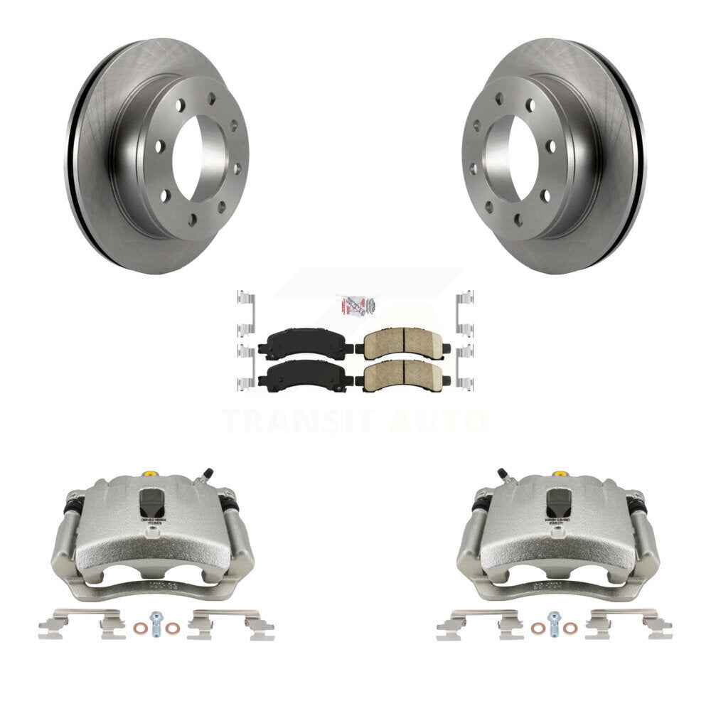 Transit Auto KC8-100727N Disc Brake Kit for 2005-2020 GMC Savana 2500, Chevrolet Express 2500, Chevrolet Express 3500 & more - Rear product image