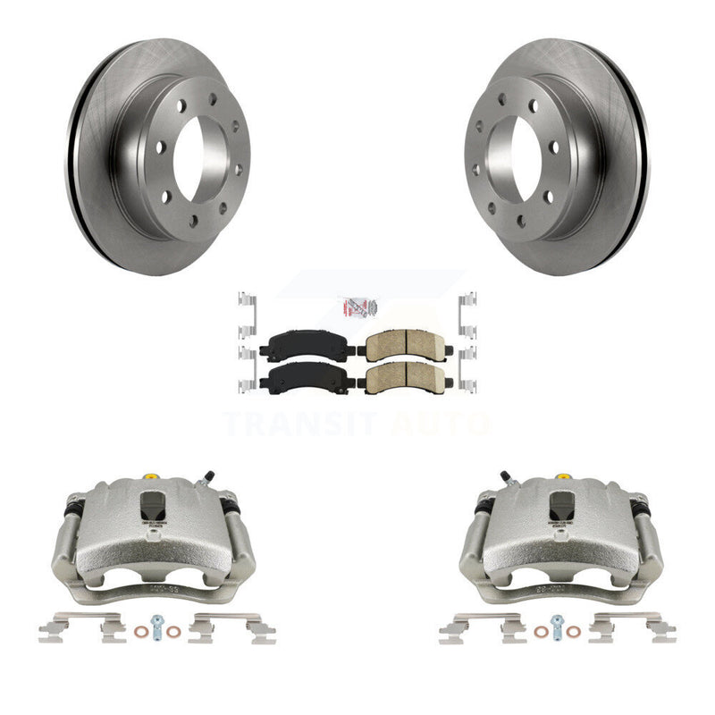 Transit Auto KC8-100727N Disc Brake Kit for 2005-2020 GMC Savana 2500, Chevrolet Express 2500, Chevrolet Express 3500 & more - Rear product image