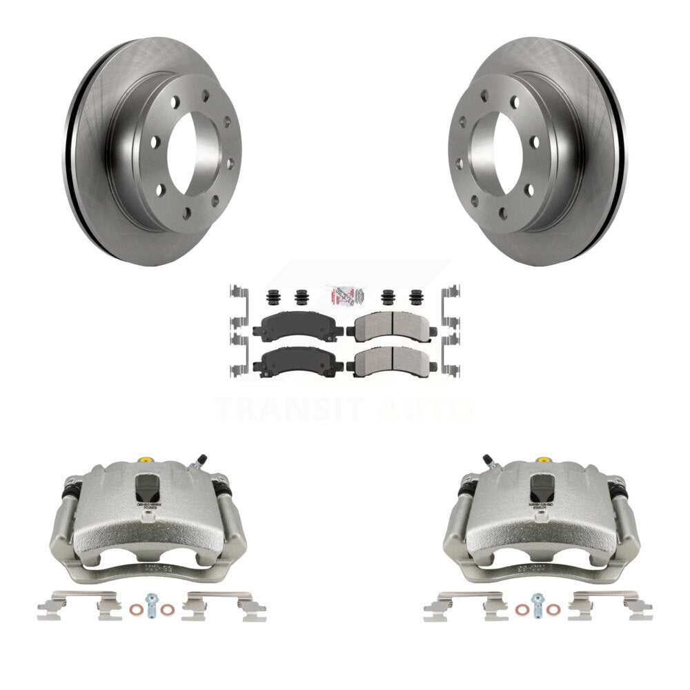 Transit Auto KC8-100728N Disc Brake Kit for 2005-2020 GMC Savana 2500, Chevrolet Express 2500, Chevrolet Express 3500 & more - Rear product image