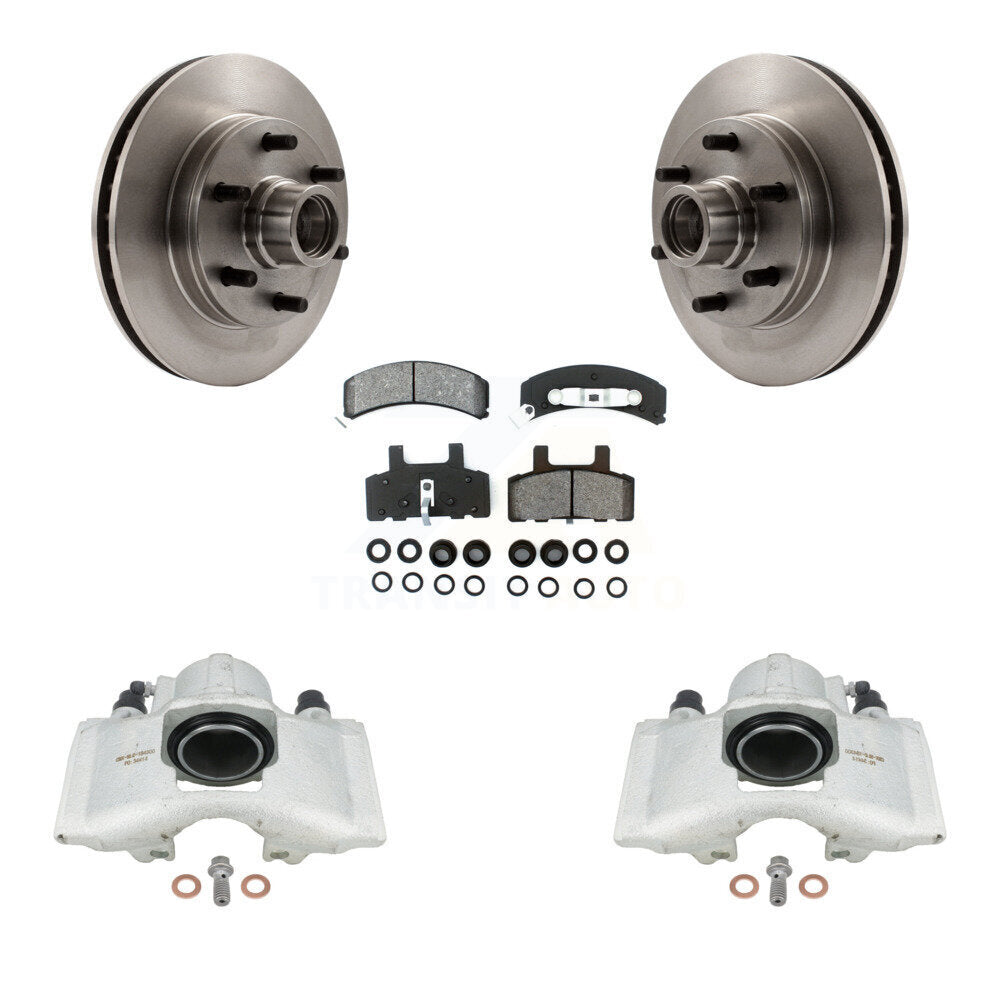 Transit Auto KC8-100728S Disc Brake Kit for 1993-1998 Chevrolet Express 2500, Chevrolet C2500, GMC C2500 - Front product image