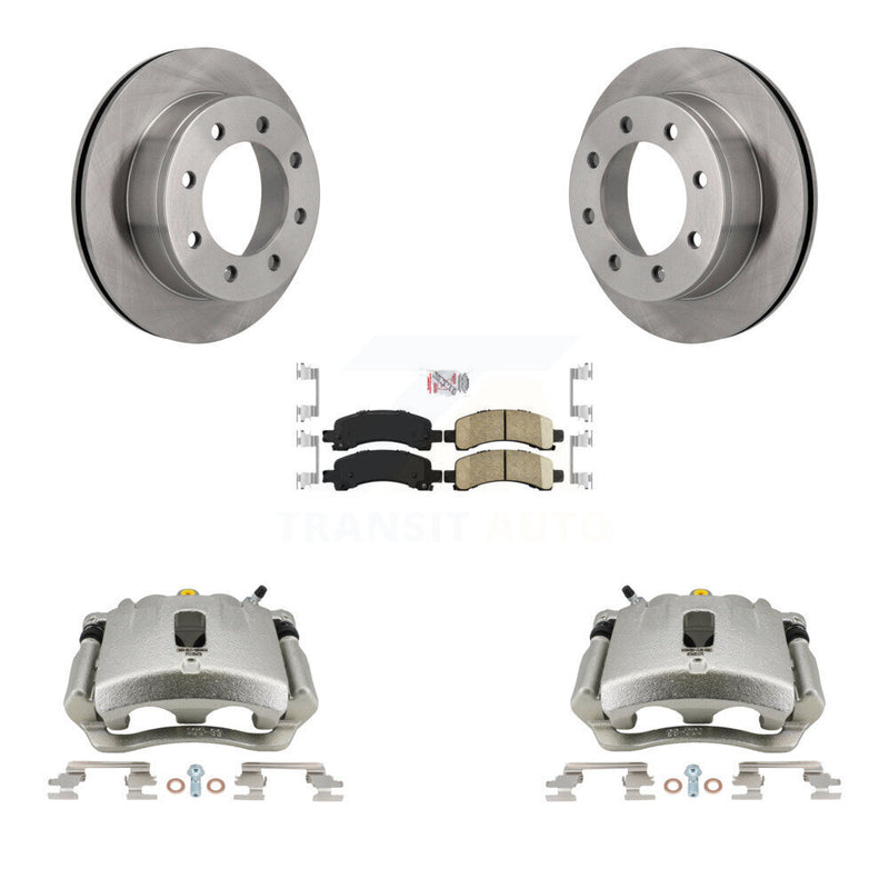 Transit Auto KC8-100729N Disc Brake Kit for 2003-2018 Chevrolet Express 2500, GMC Savana 2500, Chevrolet Express 3500 & more - Rear product image