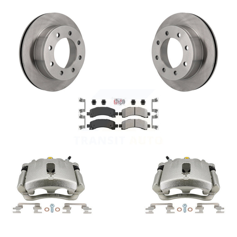 Transit Auto KC8-100730N Disc Brake Kit for 2003-2018 Chevrolet Express 2500, GMC Savana 2500, Chevrolet Express 3500 & more - Rear product image