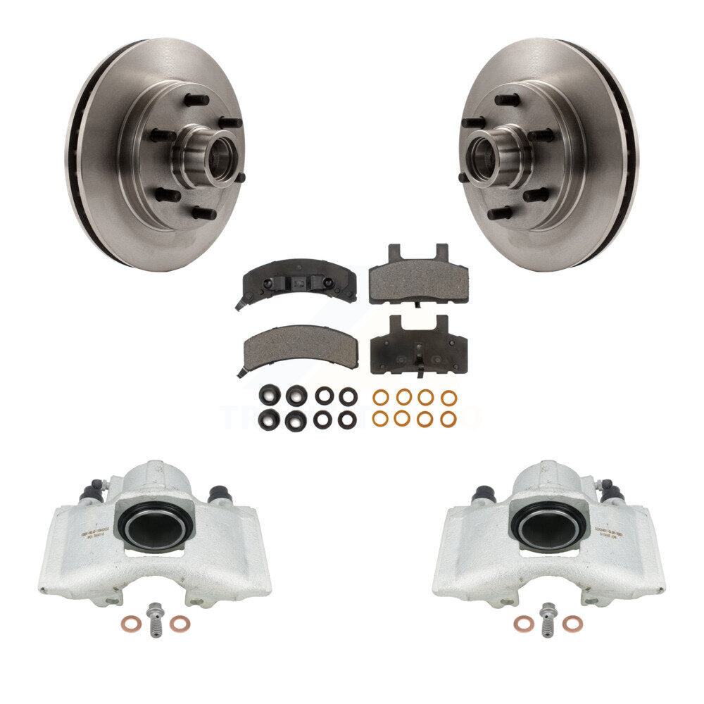 Transit Auto KC8-100730P Disc Brake Kit for 1993-1998 Chevrolet Express 2500, Chevrolet C2500, GMC C2500 - Front product image