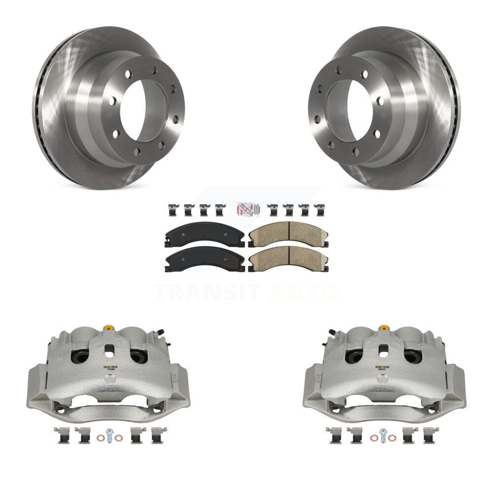 Transit Auto KC8-100731N Disc Brake Kit for 2009-2020 Chevrolet Express 4500, Chevrolet Express 3500, GMC Savana 3500 & more - Rear product image