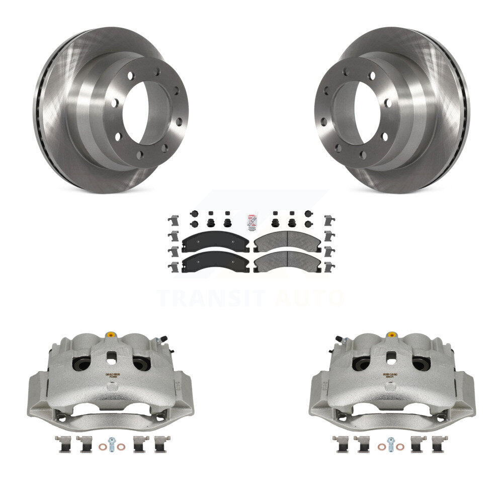 Transit Auto KC8-100732N Disc Brake Kit for 2009-2020 Chevrolet Express 4500, Chevrolet Express 3500, GMC Savana 3500 & more - Rear product image