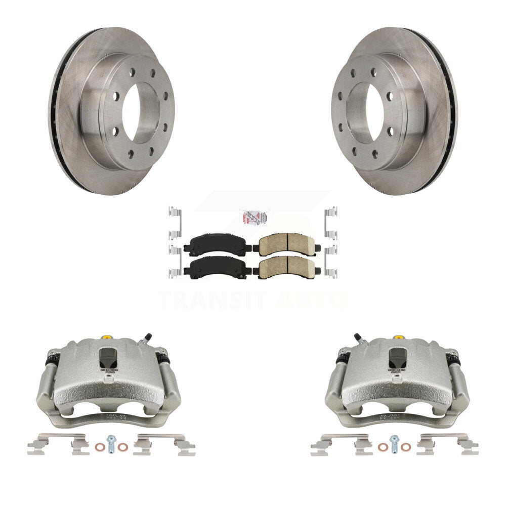 Transit Auto KC8-100734N Disc Brake Kit for 2007-2014 Chevrolet Express 3500, GMC Savana 3500, Chevrolet Express 2500 & more - Rear product image