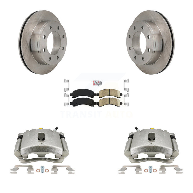 Transit Auto KC8-100734N Disc Brake Kit for 2007-2014 Chevrolet Express 3500, GMC Savana 3500, Chevrolet Express 2500 & more - Rear product image