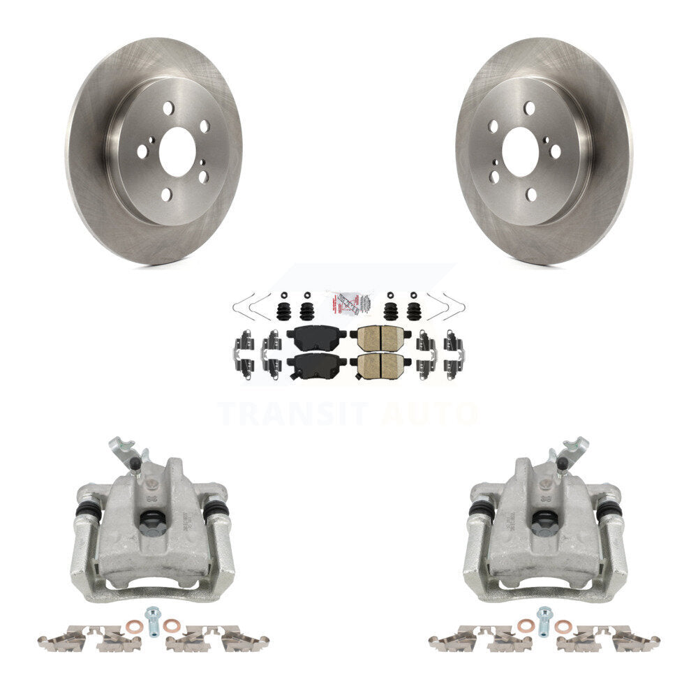 Transit Auto KC8-100737N Disc Brake Kit for 2009-2019 Toyota Corolla, Toyota Matrix, Pontiac Vibe - Rear product image
