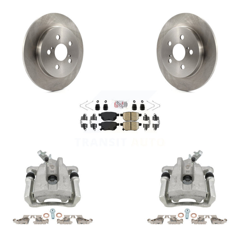 Transit Auto KC8-100737N Disc Brake Kit for 2009-2019 Toyota Corolla, Toyota Matrix, Pontiac Vibe - Rear product image