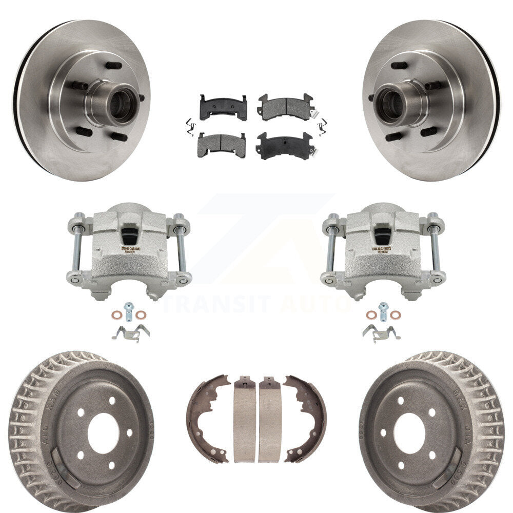 Transit Auto KC8-100740S Disc Brake Kit for 1992-2002 GMC Sonoma, Isuzu Hombre, Chevrolet Blazer & more - Front and Rear product image
