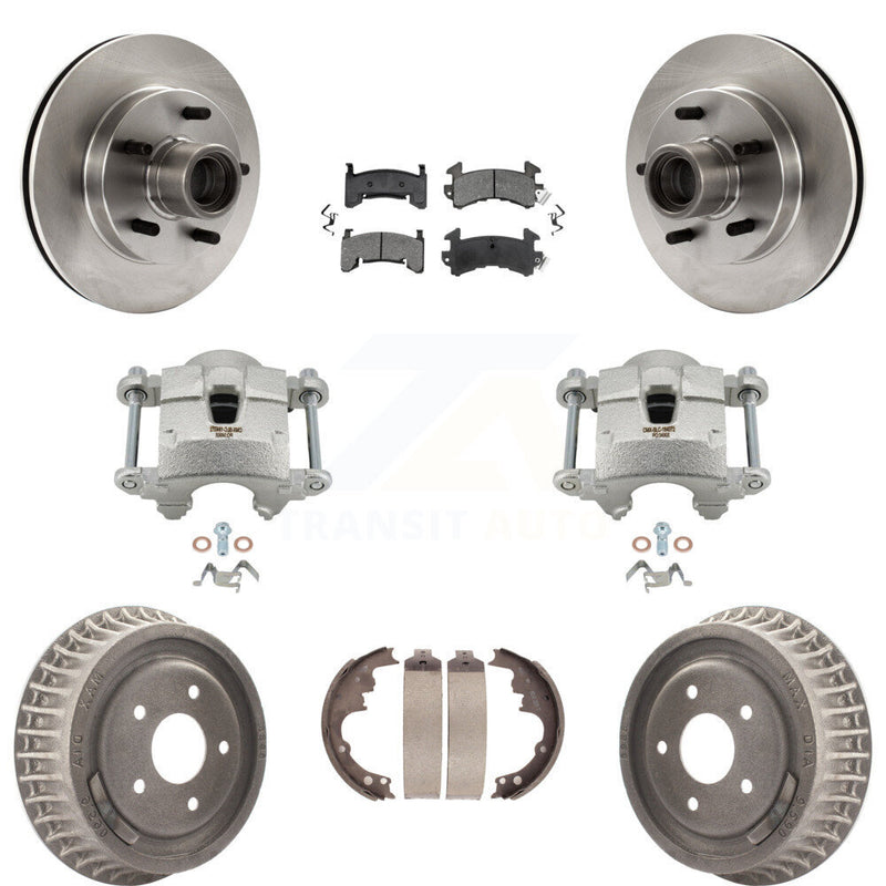 Transit Auto KC8-100740S Disc Brake Kit for 1992-2002 GMC Sonoma, Isuzu Hombre, Chevrolet Blazer & more - Front and Rear product image