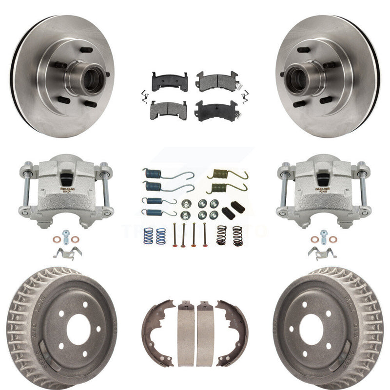 Transit Auto KC8-100745S Disc Brake Kit for 1992-2002 GMC Sonoma, Isuzu Hombre, Chevrolet Blazer & more - Front and Rear product image