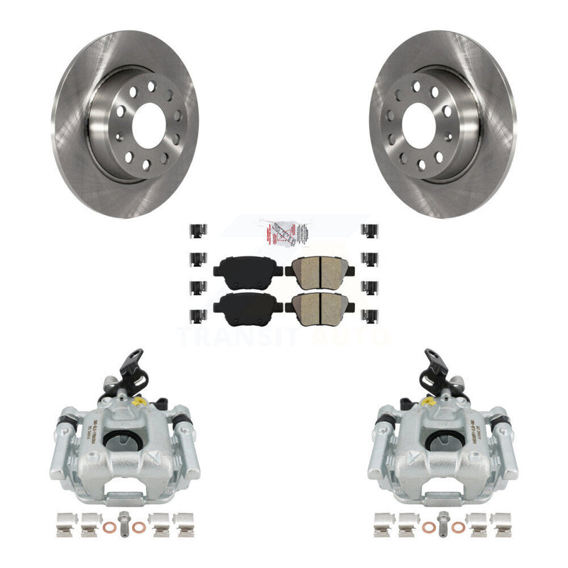 Transit Auto KC8-100751N Disc Brake Kit for 2010-2016 Volkswagen GTI, Volkswagen Beetle, Volkswagen Golf & more - Rear product image