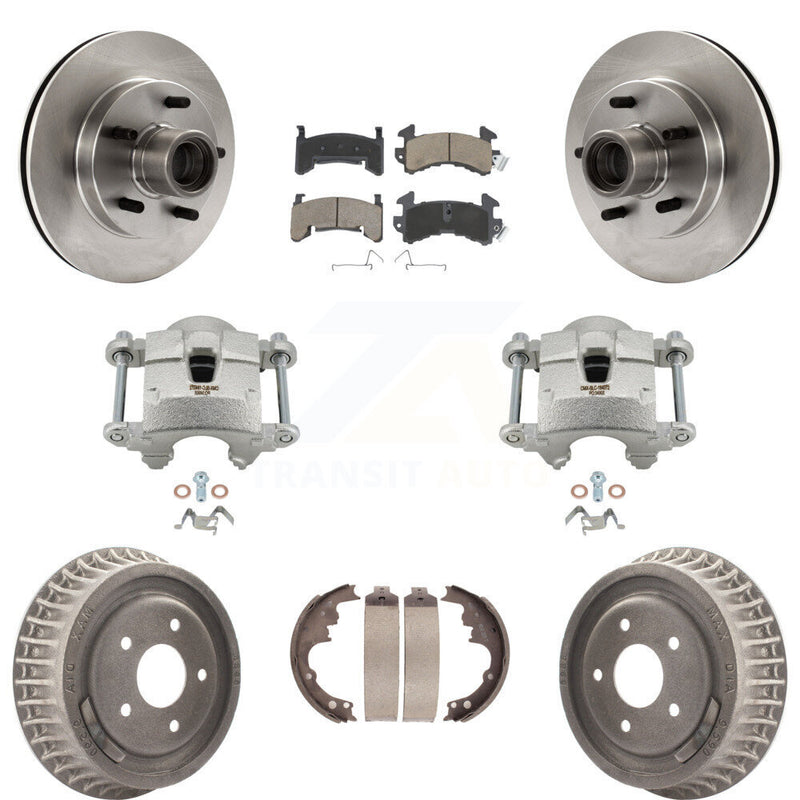 Transit Auto KC8-100752C Disc Brake Kit for 1992-2002 GMC Sonoma, Isuzu Hombre, Chevrolet Blazer & more - Front and Rear product image