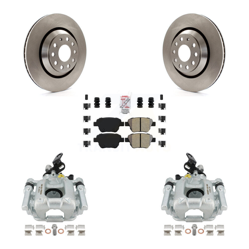 Transit Auto KC8-100752N Disc Brake Kit for 2011-2013 Volkswagen GTI, Audi A3 Quattro - Rear product image