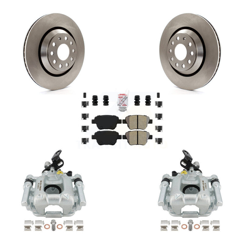 Transit Auto KC8-100752N Disc Brake Kit for 2011-2013 Volkswagen GTI, Audi A3 Quattro - Rear product image