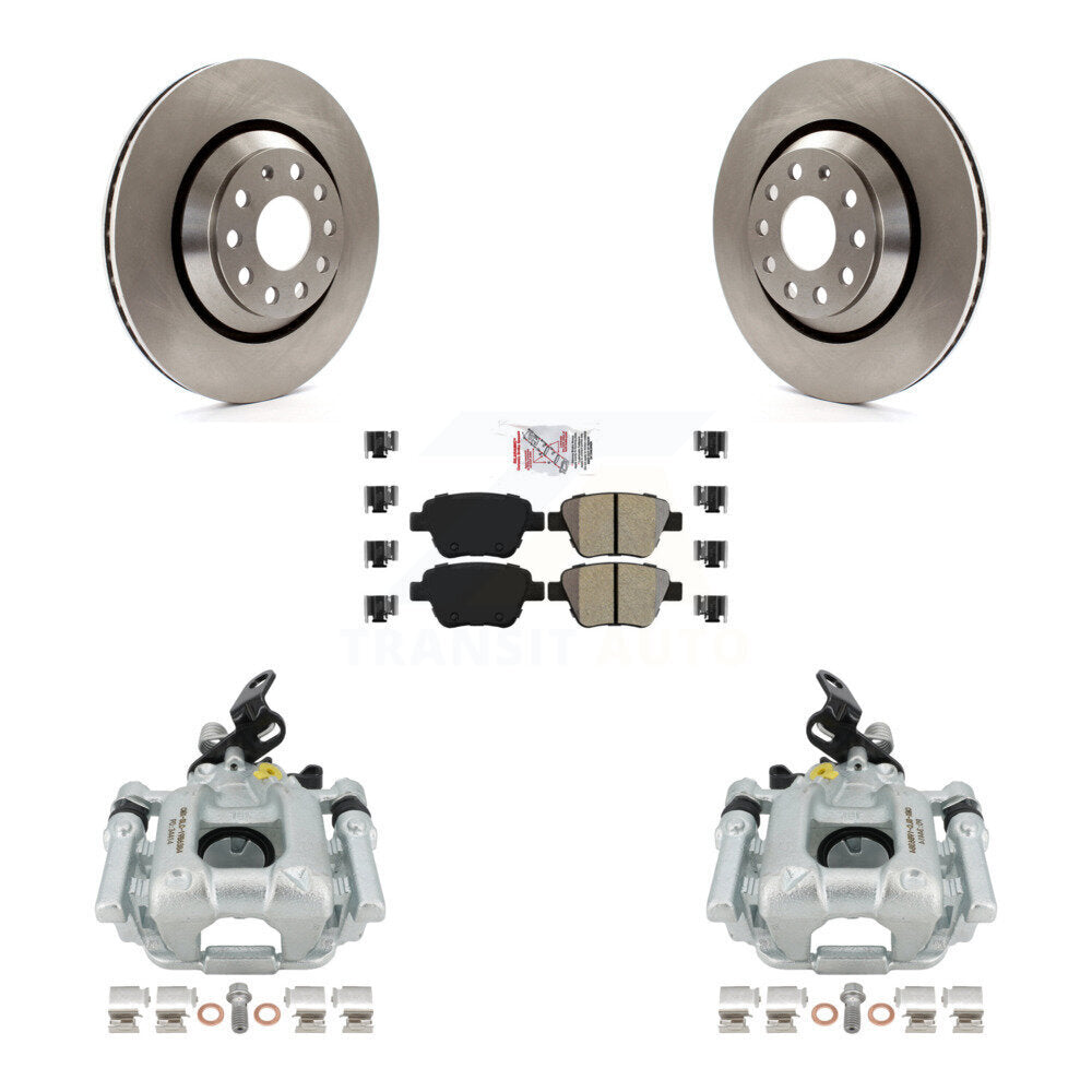 Transit Auto KC8-100753N Disc Brake Kit for 2011-2013 Volkswagen GTI, Audi A3 Quattro - Rear product image