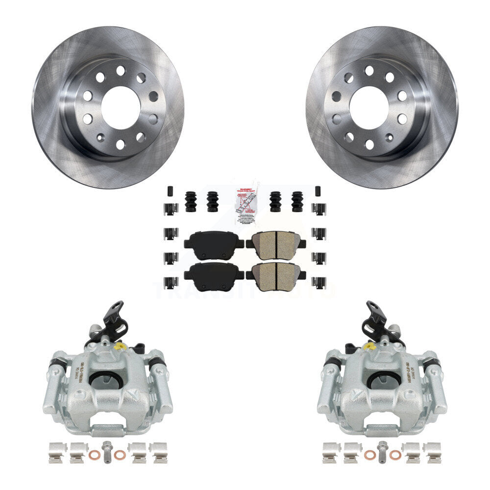 Transit Auto KC8-100754N Disc Brake Kit for 2010-2013 Volkswagen GTI, Volkswagen Eos, Audi A3 - Rear product image