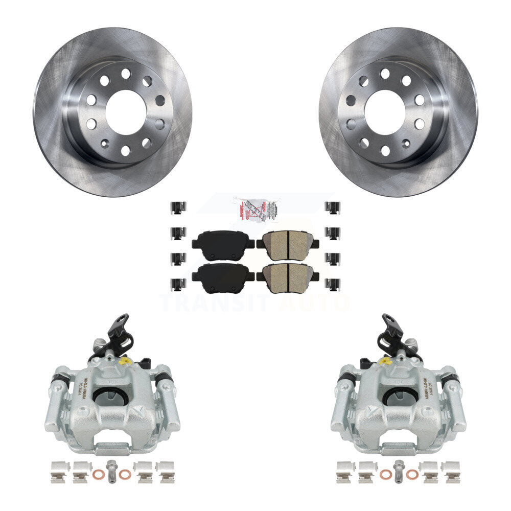 Transit Auto KC8-100755N Disc Brake Kit for 2010-2013 Volkswagen GTI, Volkswagen Eos, Audi A3 - Rear product image