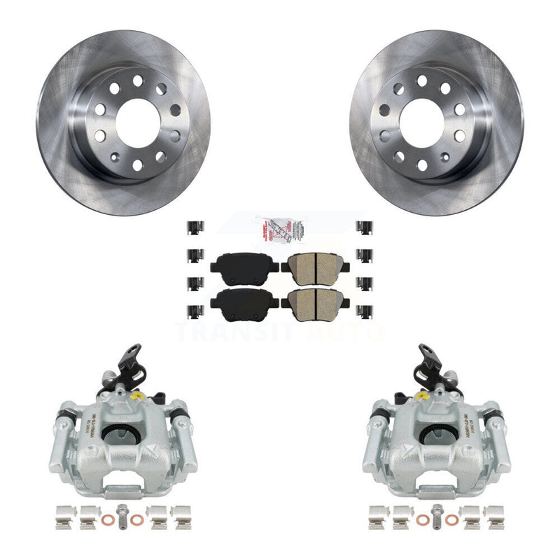 Transit Auto KC8-100755N Disc Brake Kit for 2010-2013 Volkswagen GTI, Volkswagen Eos, Audi A3 - Rear product image