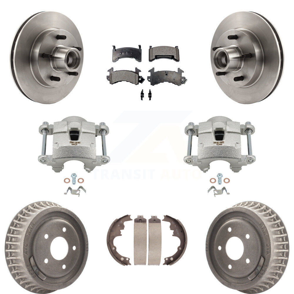 Transit Auto KC8-100758T Disc Brake Kit for 1992-1996 Chevrolet S10, Chevrolet S10 Blazer, GMC Jimmy & more - Front and Rear product image