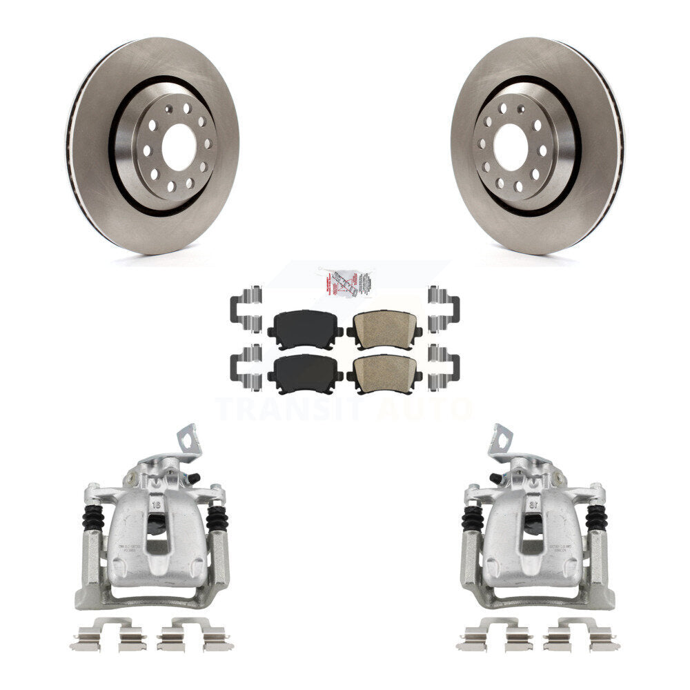 Transit Auto KC8-100763N Disc Brake Kit for 2009 Volkswagen CC, Volkswagen Passat, Volkswagen Passat CC - Rear product image