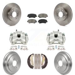 Transit Auto KC8-100765S Disc Brake Kit for 2012-2017 Hyundai Accent - Front and Rear product image