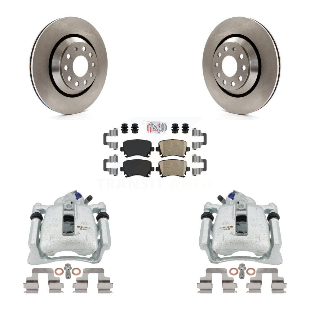 Transit Auto KC8-100766N Disc Brake Kit for 2009-2010 Volkswagen CC, Volkswagen Passat CC - Rear product image