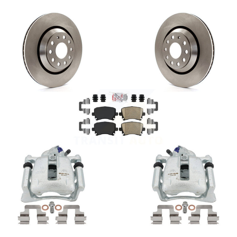Transit Auto KC8-100766N Disc Brake Kit for 2009-2010 Volkswagen CC, Volkswagen Passat CC - Rear product image