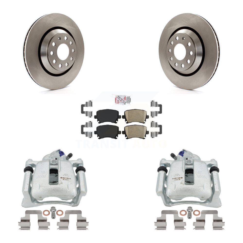 Transit Auto KC8-100767N Disc Brake Kit for 2009-2010 Volkswagen CC, Volkswagen Passat CC - Rear product image